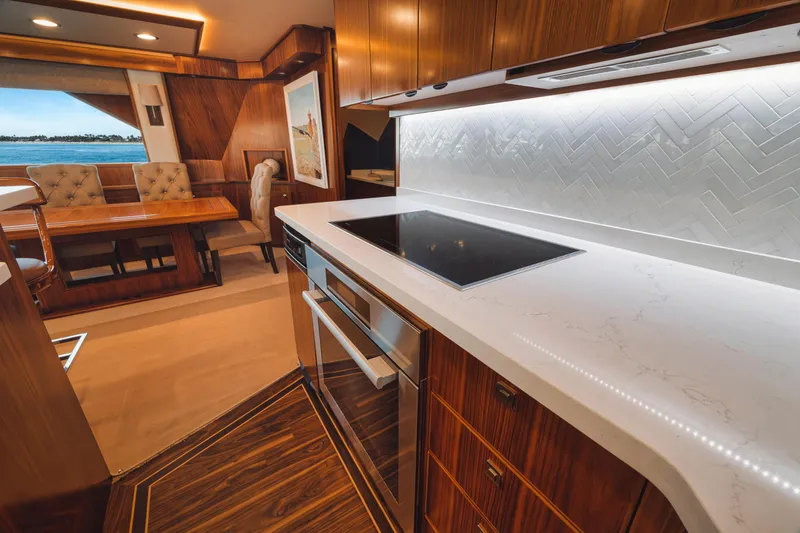 High Cotton Yacht Photos Pics 2015 Viking 92 EB HIGH COTTON- Galley