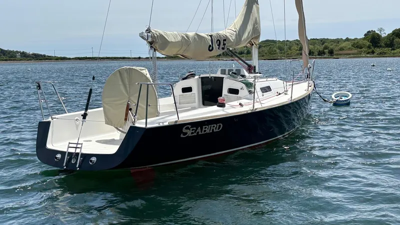 Seabird Yacht Photos Pics Sailboat J/95 "Seabird" on water, 2012 model by J Boats.