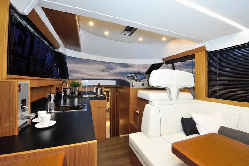 Lady Bavarkica Yacht Photos Pics Manufacturer Provided Image: Bavaria Virtess 420 Fly Interior