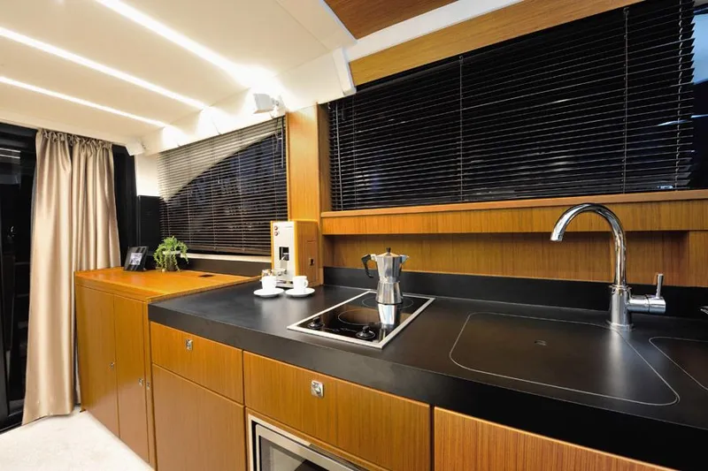 Lady Bavarkica Yacht Photos Pics Manufacturer Provided Image: Bavaria Virtess 420 Fly Galley