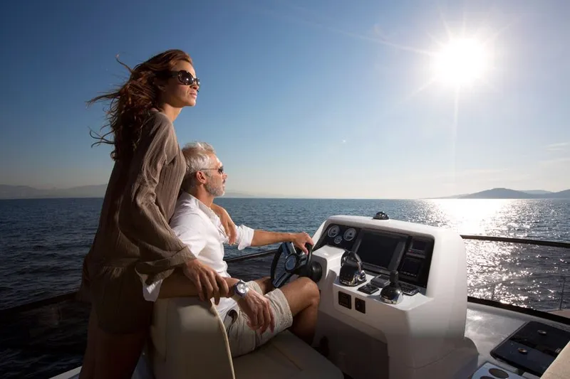 Lady Bavarkica Yacht Photos Pics Manufacturer Provided Image: Bavaria Virtess 420 Fly Helm