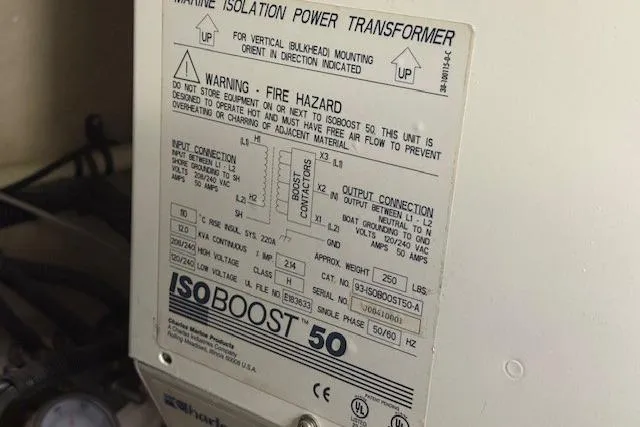  Yacht Photos Pics Marine isolation power transformer on 2001 Sea Ray 540 Cockpit Motor Yacht.