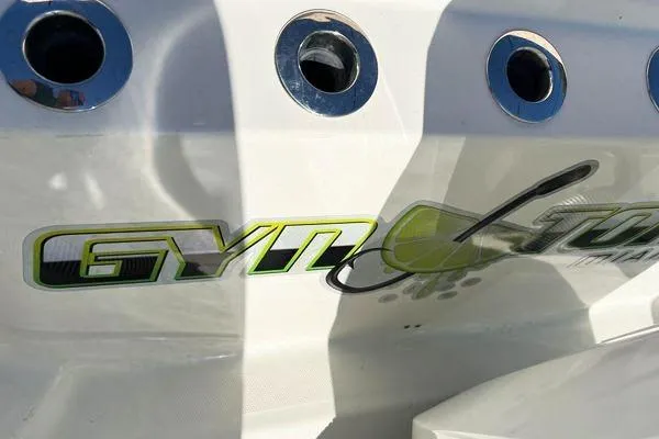 Gyn Tonic Yacht Photos Pics 2018 Hydra-Sports 3000 CC boat with custom graphics and chrome accents.