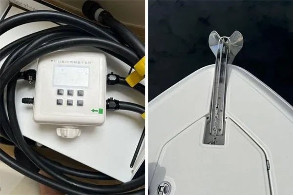 Gyn Tonic Yacht Photos Pics 2018 Hydra-Sports 3000 CC boat equipment: FlushMaster control and anchor system.