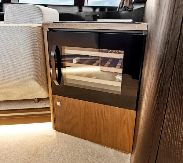 Libertas One Yacht Photos Pics Luxury interior of 2021 Sichterman Libertas 54 yacht with modern cabinetry.