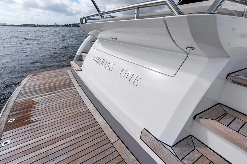 Libertas One Yacht Photos Pics Sichterman Libertas 54 yacht, 2021 model, with wooden deck and sleek design.
