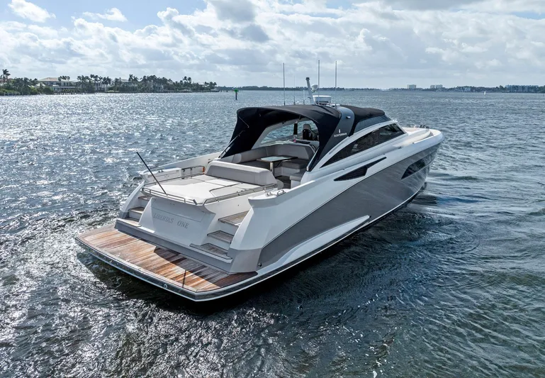 Libertas One Yacht Photos Pics Sichterman Libertas 54 yacht, 2021 model, cruising on a sunny day.