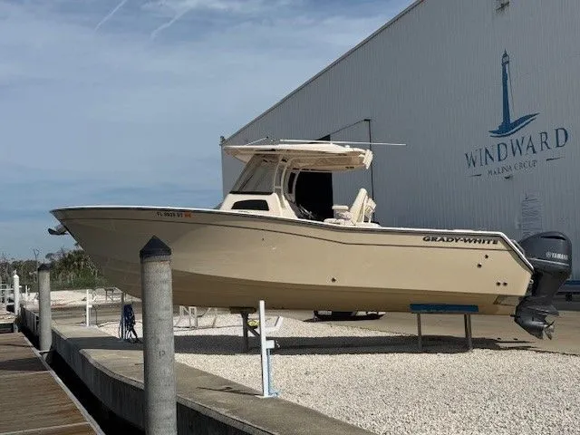  Yacht Photos Pics 2021 Grady-White Canyon 306 boat docked at Windward Marina.