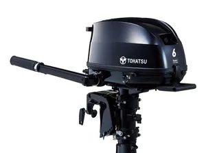 2020 Tohatsu New Style! 6hp 4 Stroke MFS6DS S Outboard w/ Sep Tank Tiller Short/Long Shaft