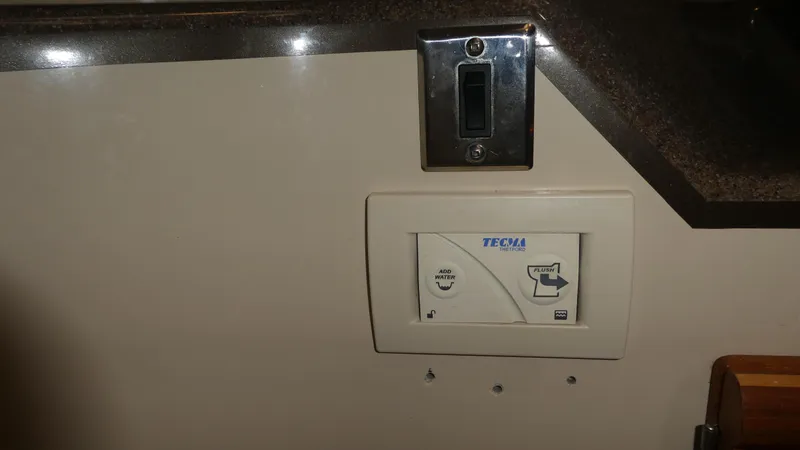 Second Act Yacht Photos Pics Control panel on 2021 Ranger Tugs R-29 S boat interior.