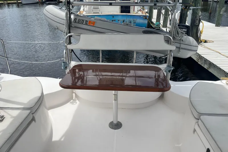 Serenity Yacht Photos Pics Aft Lounge