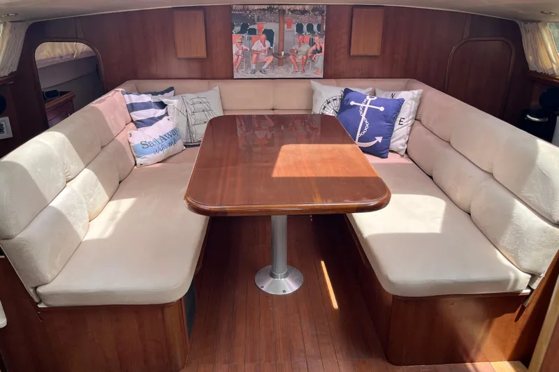 Serenity Yacht Photos Pics Dinette