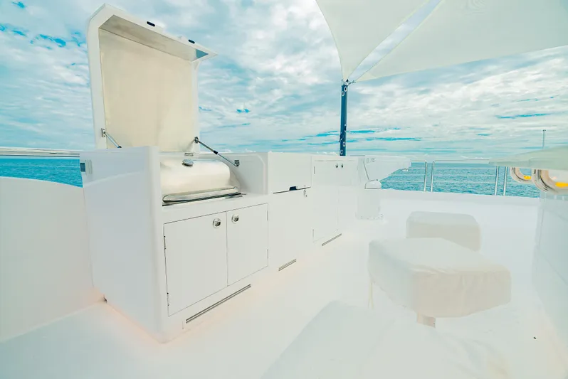 Fd100-908 - In Production Yacht Photos Pics Boat Deck Propane Grill *Sistership*