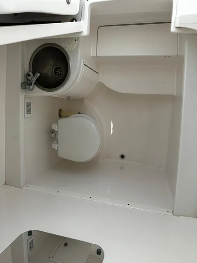  Yacht Photos Pics Electric Head in Console