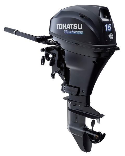 New 2021 Tohatsu MFS15E L - 15hp Long Shaft manual start, Tiller ...