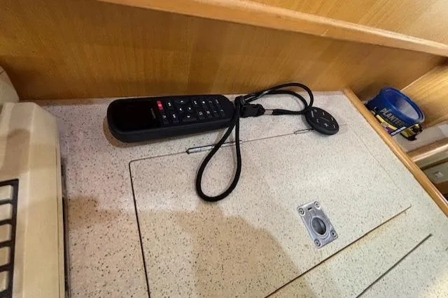 Aqua Billy Yacht Photos Pics Remote control on a countertop inside a 1995 Symbol Super Sedan.