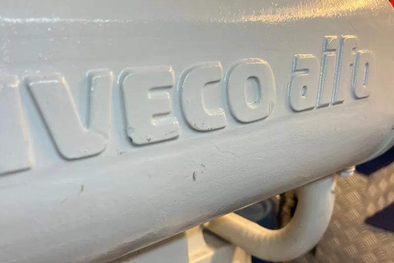  Yacht Photos Pics Iveco Aifo engine detail on 1993 Custom Sailing Yacht Ocean Pure.