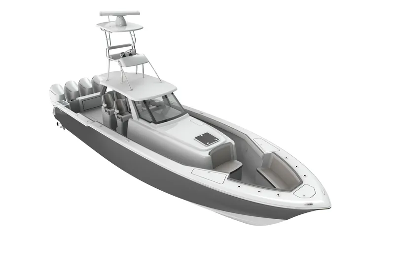  Yacht Photos Pics Custom RB41 boat, 2025 model, sleek design with multiple engines and advanced navigation system.