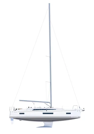  Yacht Photos Pics 2026 Beneteau 40.1 sailboat, side view, white hull, sleek design.