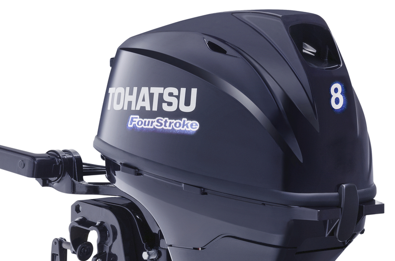 New 2024 Tohatsu Mfs8b L All New Long Shaft 8hp 4 Stroke Tiller Handle From Tohatsu Boats 0266