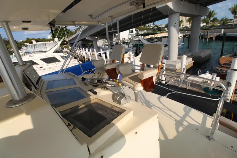 Sun Rise L Yacht Photos Pics 1990 Viking 57 Convertible Sun Rise l-Flybridge