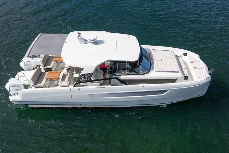  Yacht Photos Pics 2025 Catana YOT 36 luxury yacht cruising on open water, featuring spacious deck and modern design.