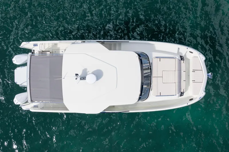  Yacht Photos Pics Aerial view of 2025 Catana YOT 36 boat on clear water.