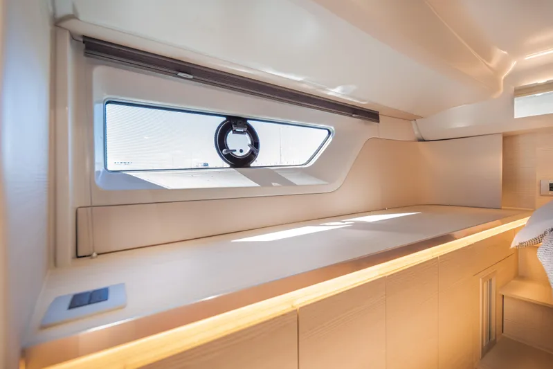  Yacht Photos Pics Interior of 2025 Catana YOT 36 yacht, featuring sleek design and modern window.