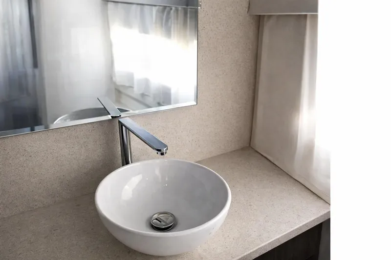  Yacht Photos Pics Modern bathroom sink in 2019 Regal 42 Grande Coupe yacht.