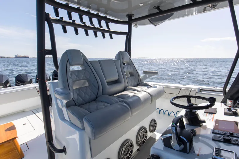 One More Yacht Photos Pics 2022 44 Contender 44 ST One More Helm Seats