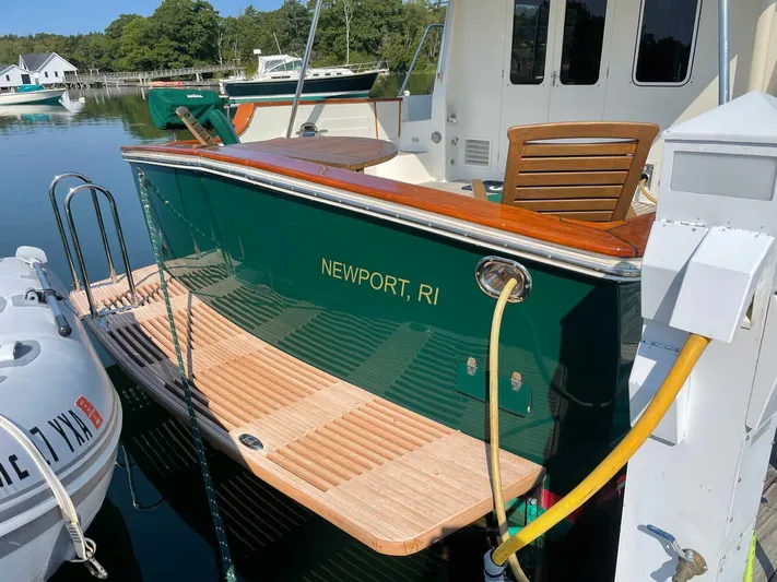 Stranraer IV Yacht Photos Pics Swim Step