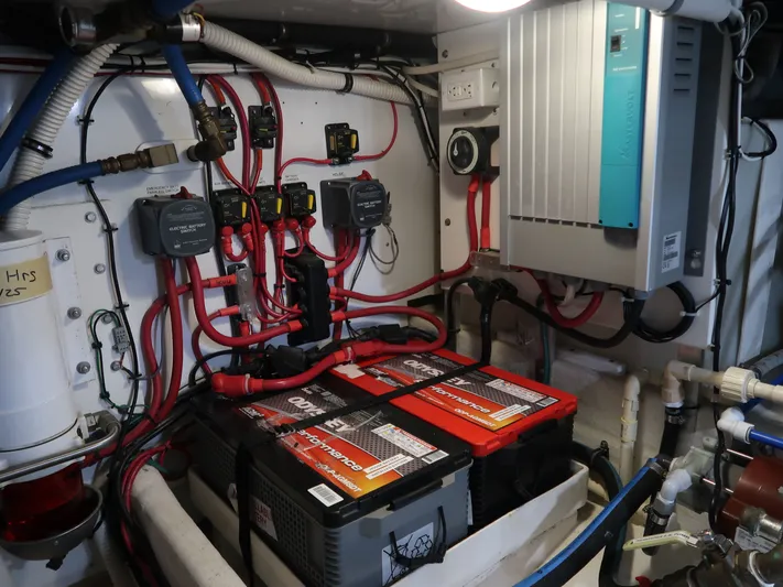 North Star Yacht Photos Pics Electrical system of a 2009 Wesmac 44' boat.