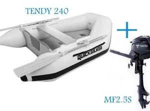 2017 QUICKSILVER &amp; Tohatsu 2.5hp Outboard &amp; Tendy 240cm Inflatable Boat Bundle