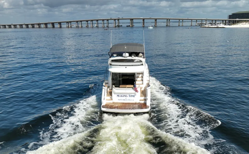Making Time Yacht Photos Pics 2021 Princess F50- MAKING TIME- Transom