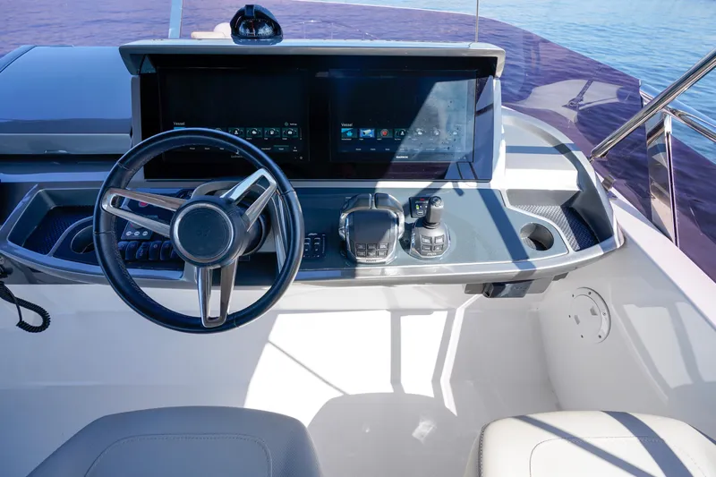 Making Time Yacht Photos Pics 2021 Princess F50- MAKING TIME- Flybridge Helm