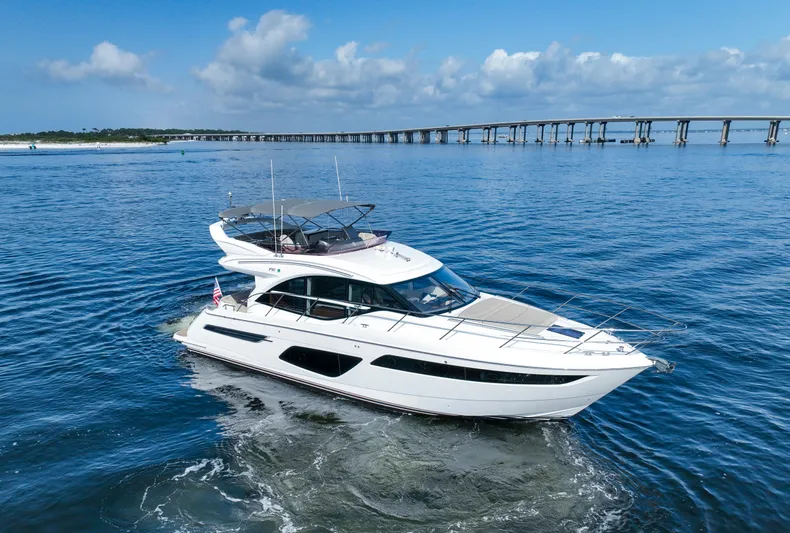 Making Time Yacht Photos Pics 2021 Princess F50- MAKING TIME- Engine room- STBD