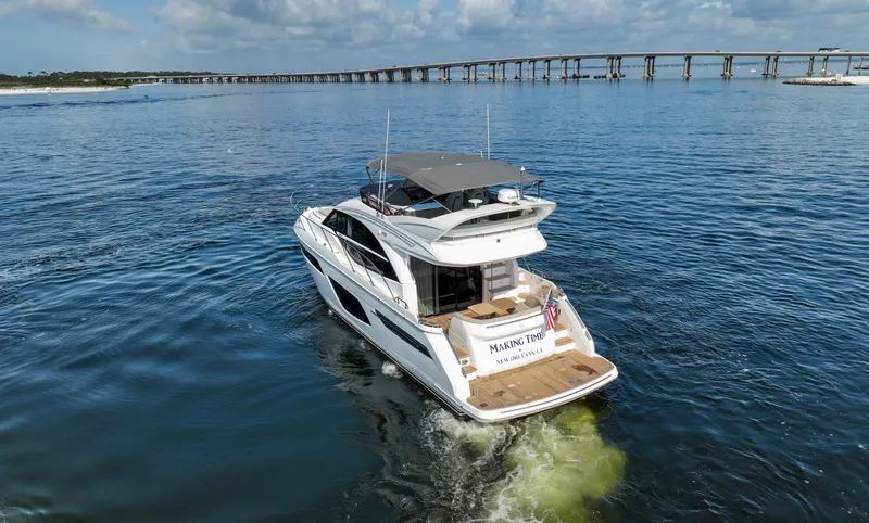 Making Time Yacht Photos Pics 2021 Princess F50- MAKING TIME- Transom