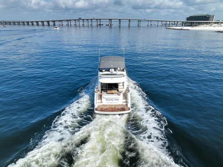 Making Time Yacht Photos Pics 2021 Princess F50- MAKING TIME- Transom