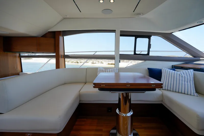 Making Time Yacht Photos Pics 2021 Princess F50- MAKING TIME- Dinette