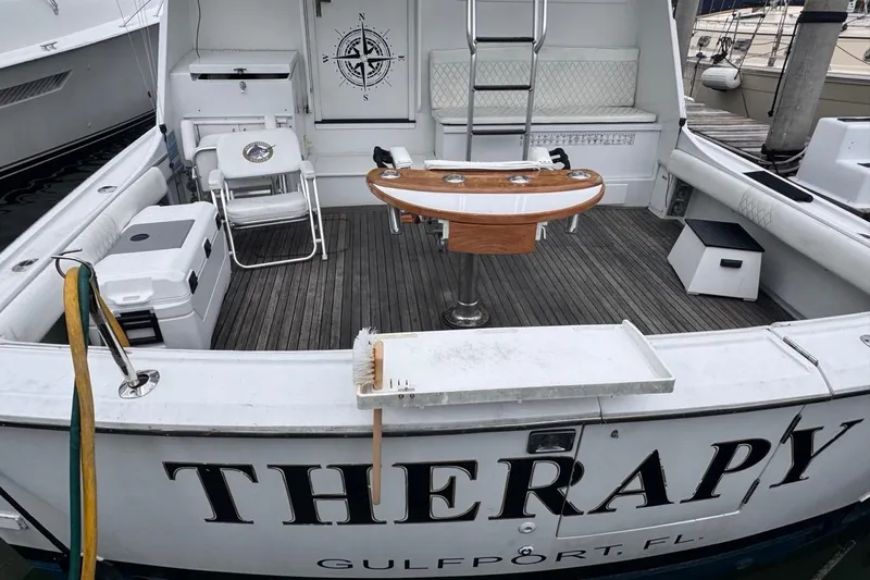  Yacht Photos Pics 1979 Hatteras 53 Motor Yacht named "Therapy" docked in Gulfport, Florida.