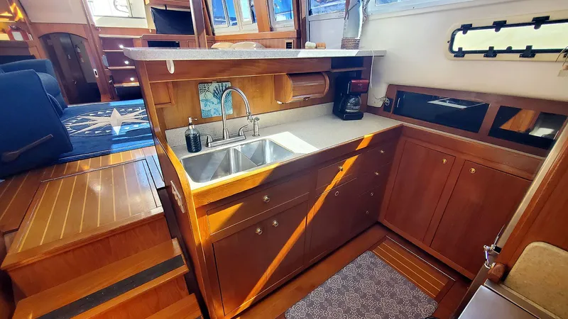 Copacetic Too Yacht Photos Pics Galley Aft