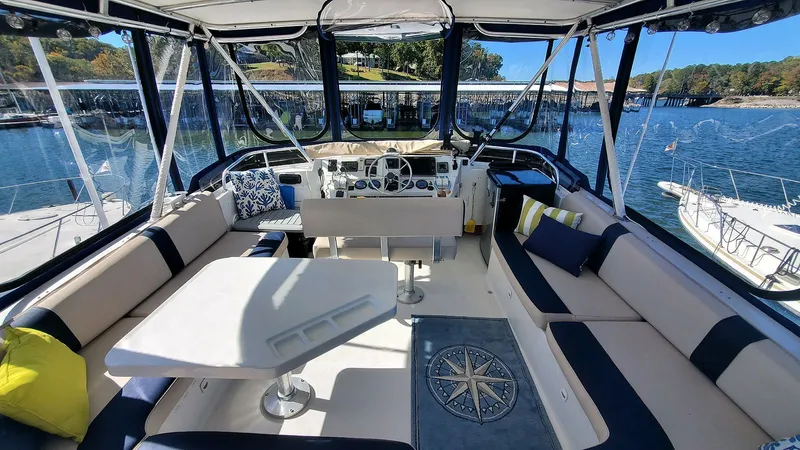 Copacetic Too Yacht Photos Pics Flybridge Forward