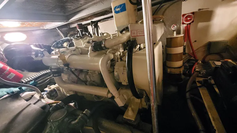 Copacetic Too Yacht Photos Pics Engine Room Port