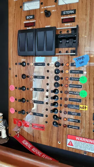 Copacetic Too Yacht Photos Pics AC Electrical Panel