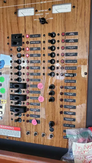 Copacetic Too Yacht Photos Pics DC Electrical Panel