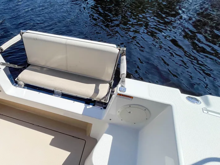 Slainte Yacht Photos Pics Port wing seat expanded