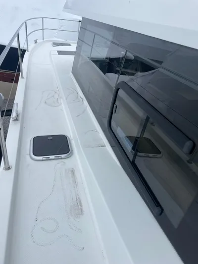  Yacht Photos Pics 2018 Fountaine Pajot MY 37 yacht deck with sleek design and modern features.
