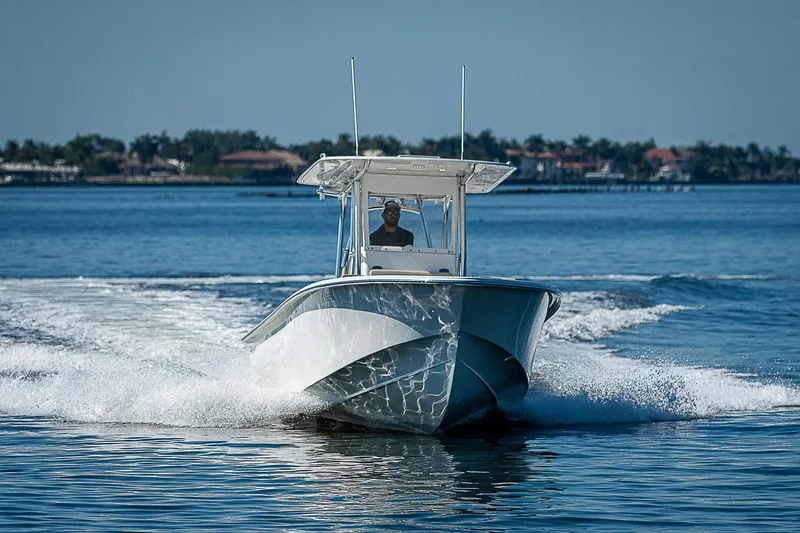  Yacht Photos Pics 2020 Birdsall 30 CC boat cruising on calm blue water.