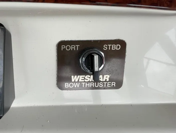  Yacht Photos Pics Wesmar bow thruster control on 2000 Sea Ray 450 Express Bridge yacht.