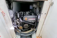 Engine compartment of a 2012 Puffin 30 (9M) Sloop generation 2 sailboat.